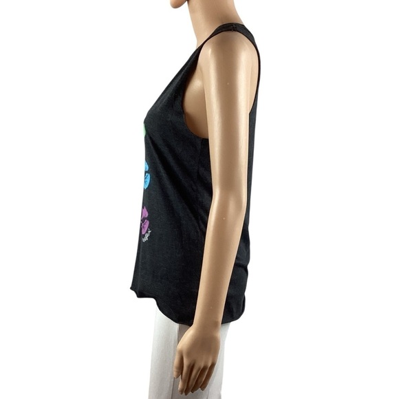 Wildfox Pride Lips Muscle Tank Size XS Black - Picture 4 of 7